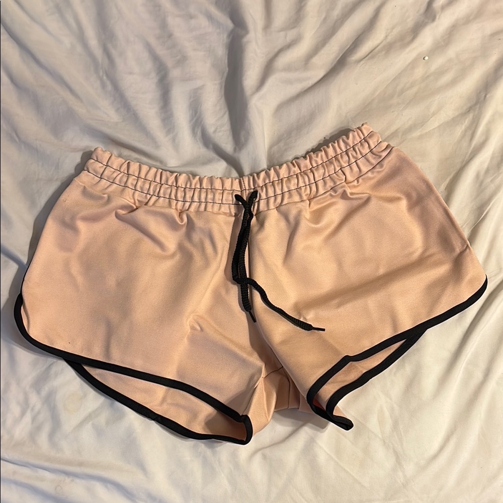 Women's Athletic Shorts in Peach by Fit Division - New